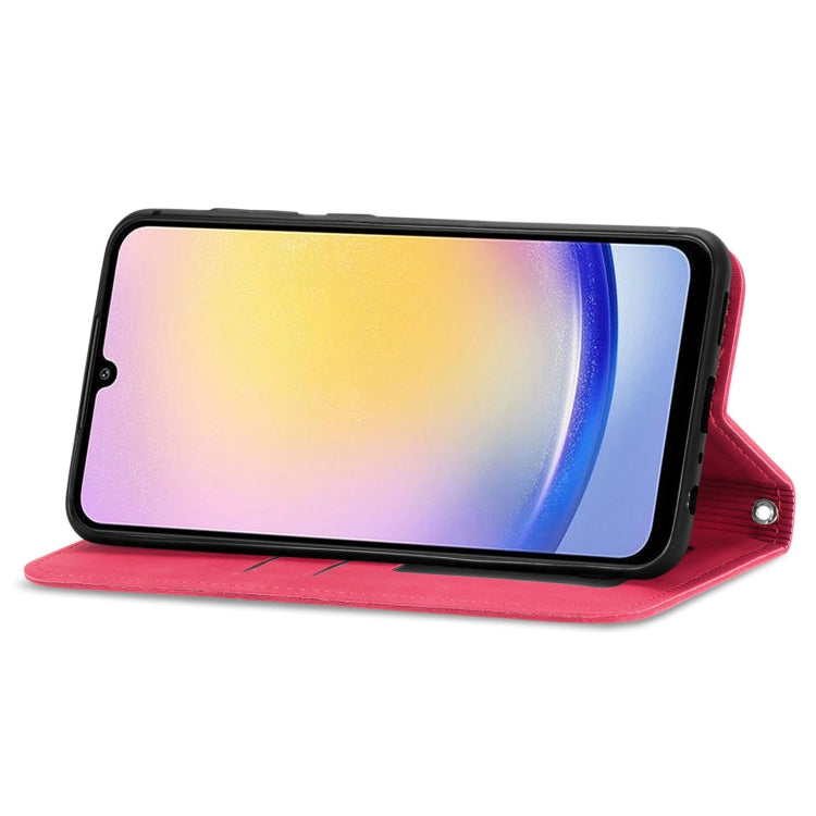 For Samsung Galaxy A25 5G Retro Skin Feel Magnetic Leather Phone Case