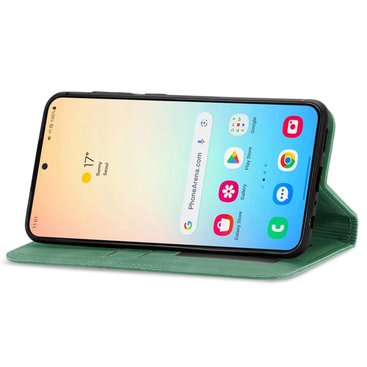 For Samsung Galaxy S25+ 5G Retro Skin Feel Magnetic Leather Phone Case