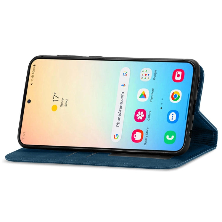 For Samsung Galaxy S25+ 5G Retro Skin Feel Magnetic Leather Phone Case