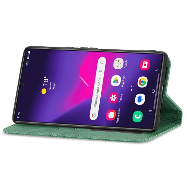 For Samsung Galaxy S25 Ultra 5G Retro Skin Feel Magnetic Leather Phone Case