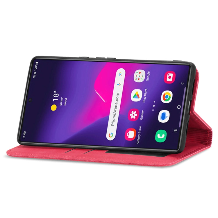 For Samsung Galaxy S25 Ultra 5G Retro Skin Feel Magnetic Leather Phone Case