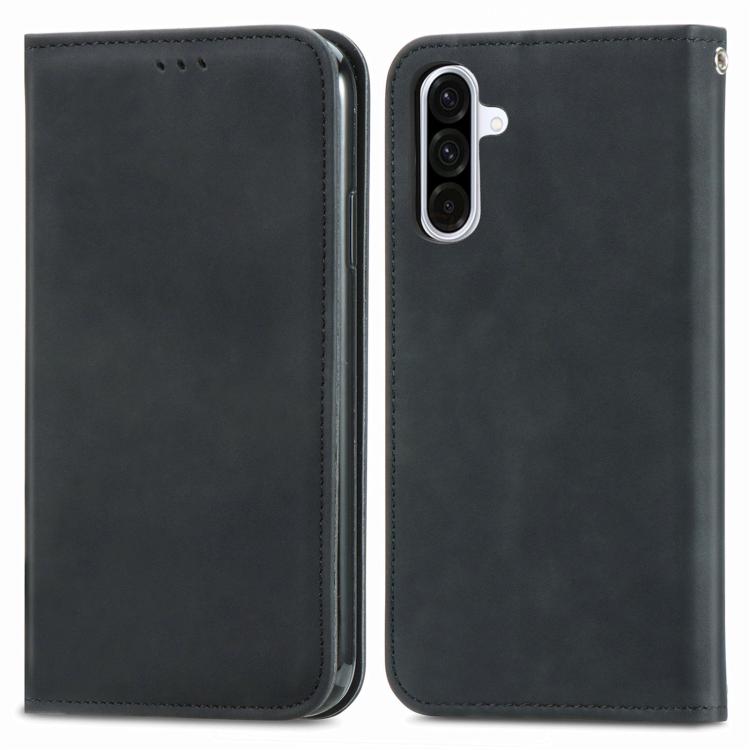 For Samsung Galaxy A27 5G Retro Skin Feel Magnetic Leather Phone Case