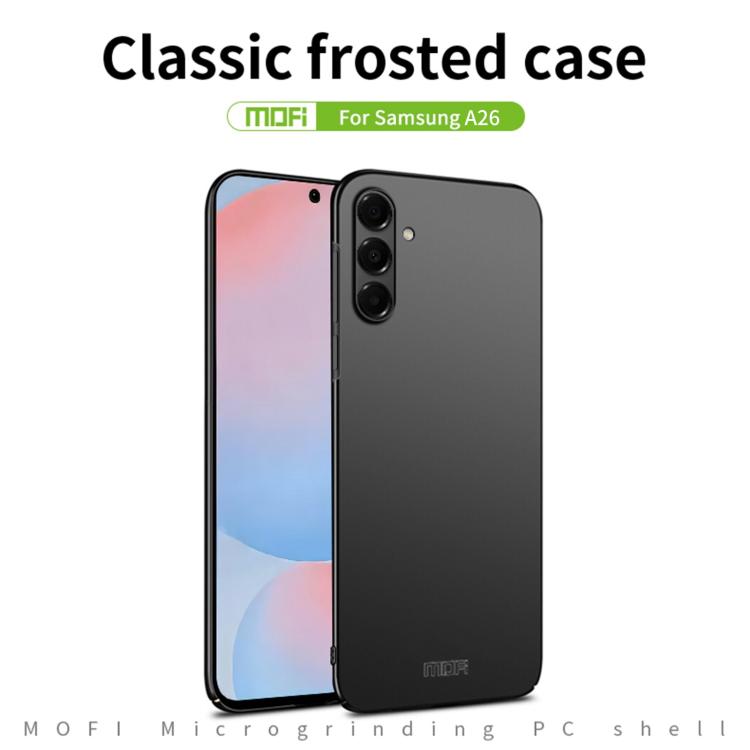For Galaxy A26 5G MOFI Frosted PC Ultra-thin Hard Phone Case