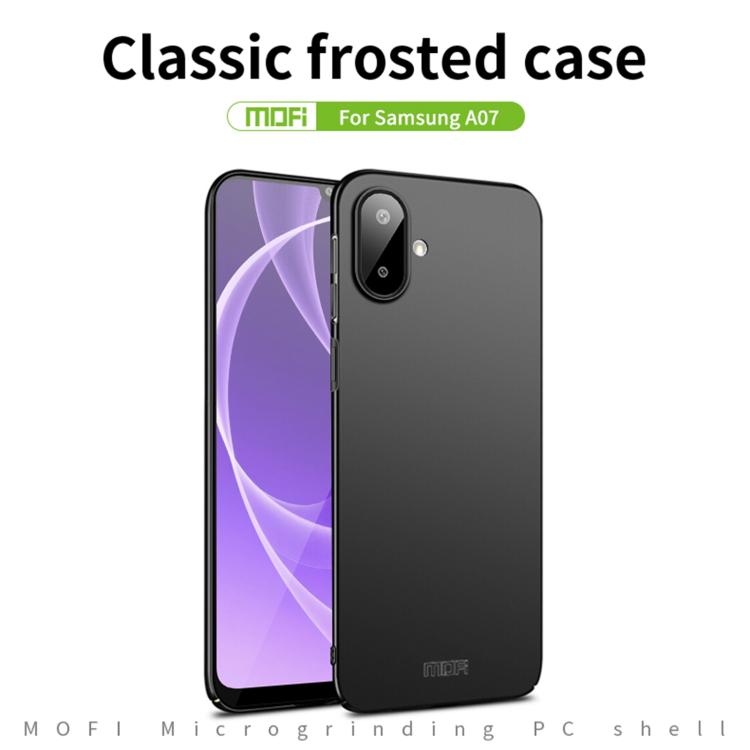 For Galaxy A07 4G MOFI Frosted PC Ultra-thin Hard Phone Case
