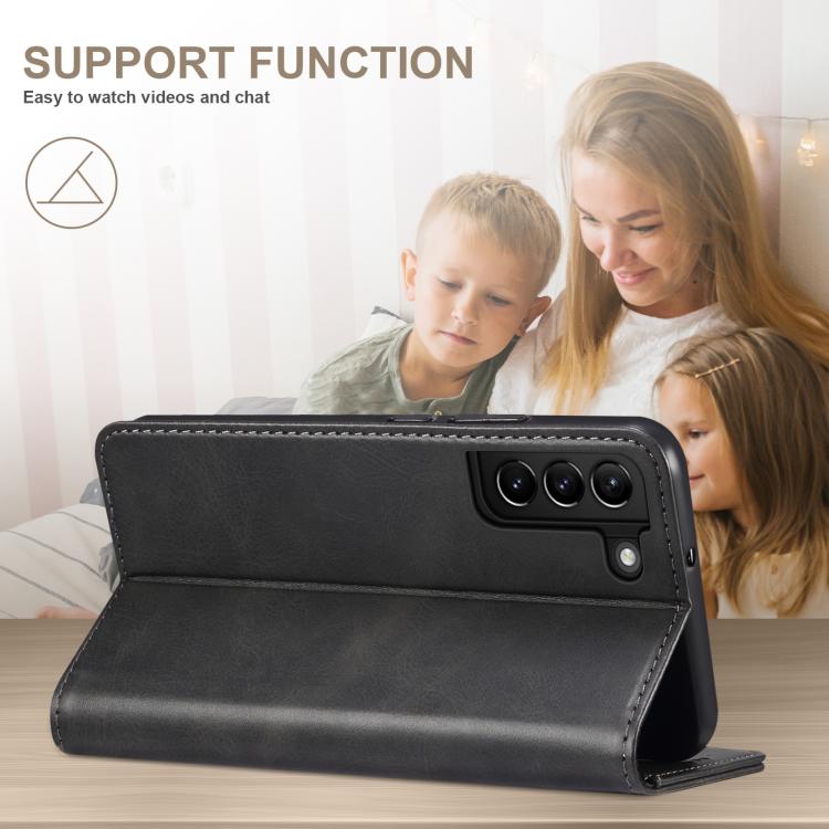 For Samsung Galaxy S26 5G Suteni Calf Texture Horizontal Flip Leather Phone Case