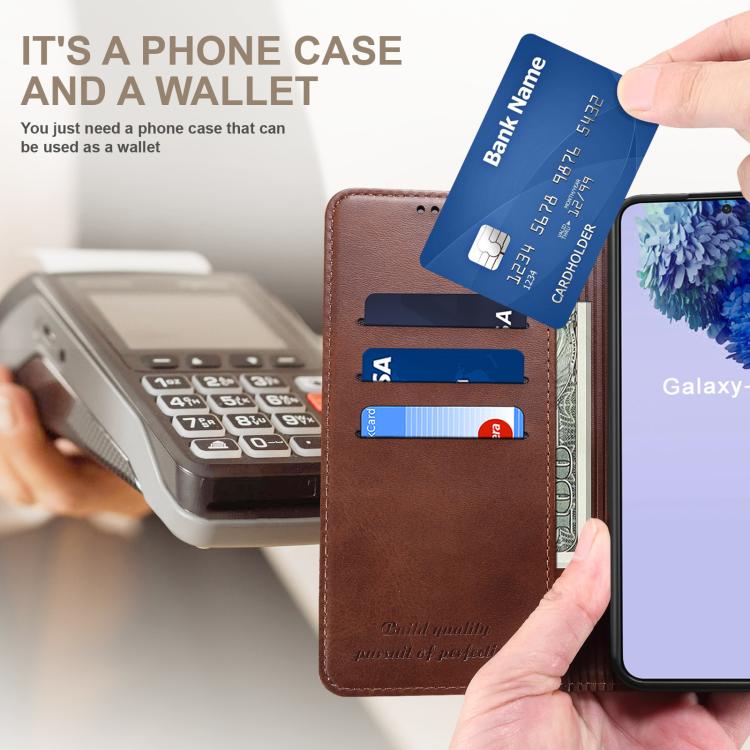 For Samsung Galaxy S26 5G Suteni Calf Texture Horizontal Flip Leather Phone Case
