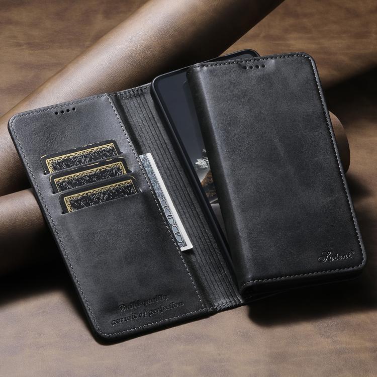 For Samsung Galaxy S26 Ultra 5G Suteni Calf Texture Horizontal Flip Leather Phone Case