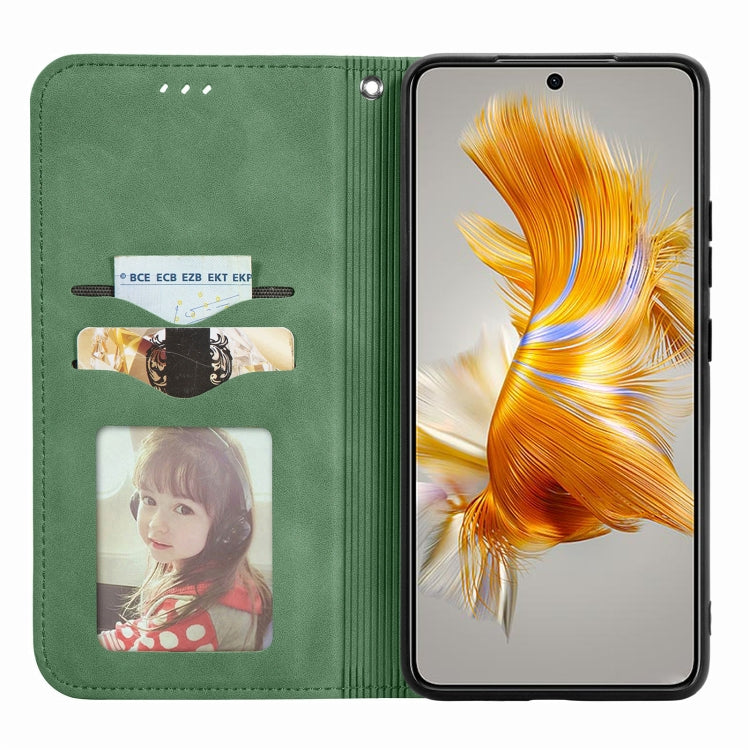 For Huawei Mate 50 Retro Skin Feel Magnetic Flip Leather Phone Case
