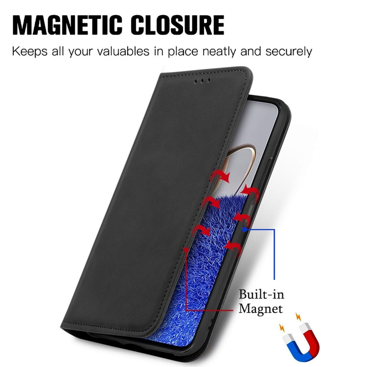 For Huawei Nova Y61 Retro Skin Feel Magnetic Flip Leather Phone Case