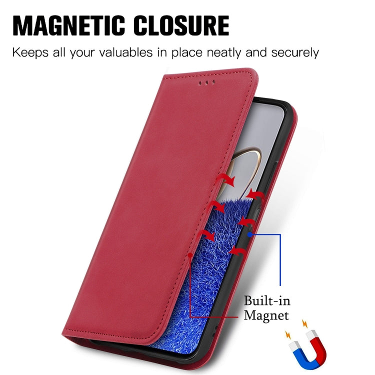 For Huawei Nova Y61 Retro Skin Feel Magnetic Flip Leather Phone Case