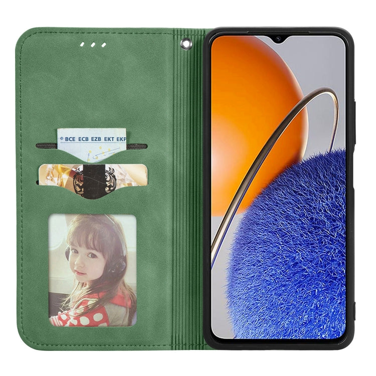 For Huawei Nova Y61 Retro Skin Feel Magnetic Flip Leather Phone Case