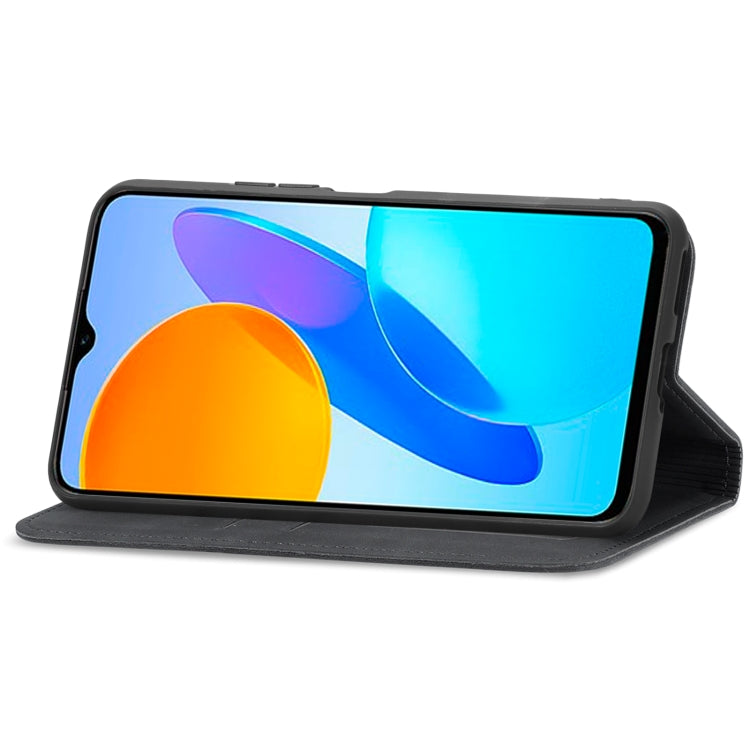 For Honor X6 Retro Skin Feel Magnetic Flip Leather Phone Case