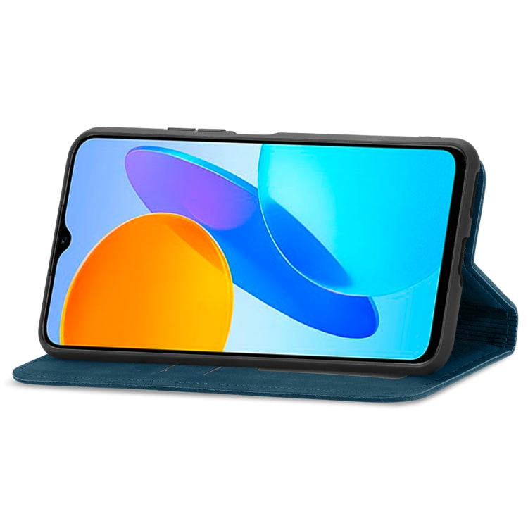 For Honor X6 Retro Skin Feel Magnetic Flip Leather Phone Case