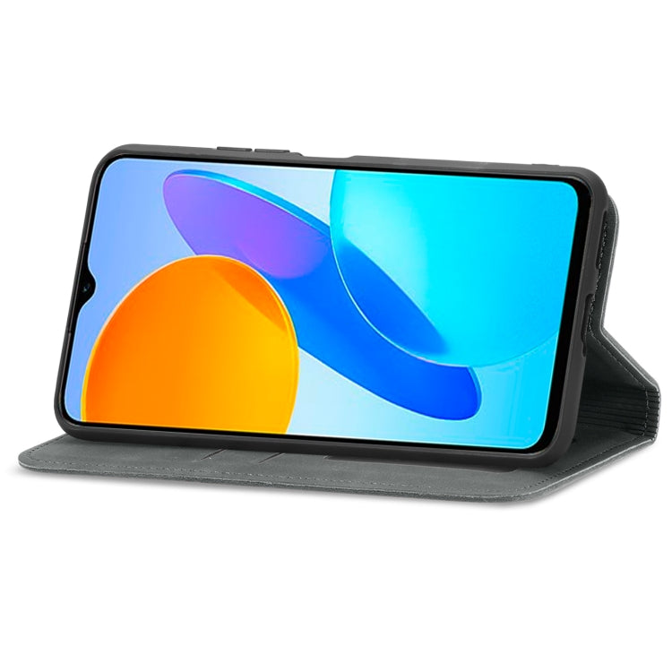 For Honor X6 Retro Skin Feel Magnetic Flip Leather Phone Case