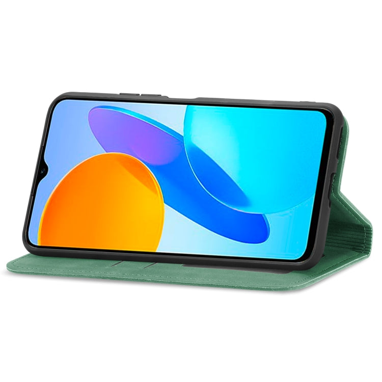 For Honor X6 Retro Skin Feel Magnetic Flip Leather Phone Case