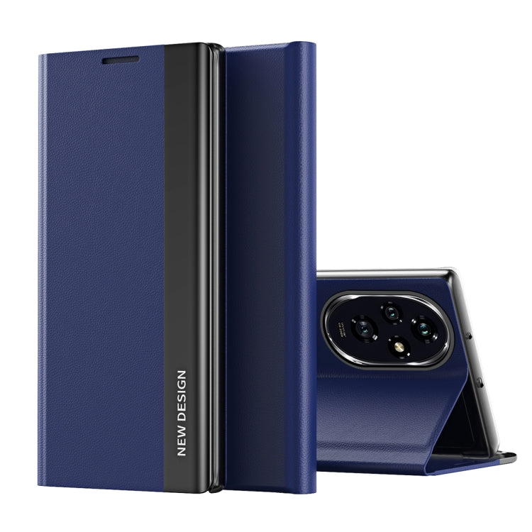For Honor 200 Side Electroplated Adsorption Leather Phone Case