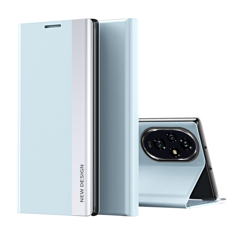 For Honor 200 Pro Side Electroplated Adsorption Leather Phone Case