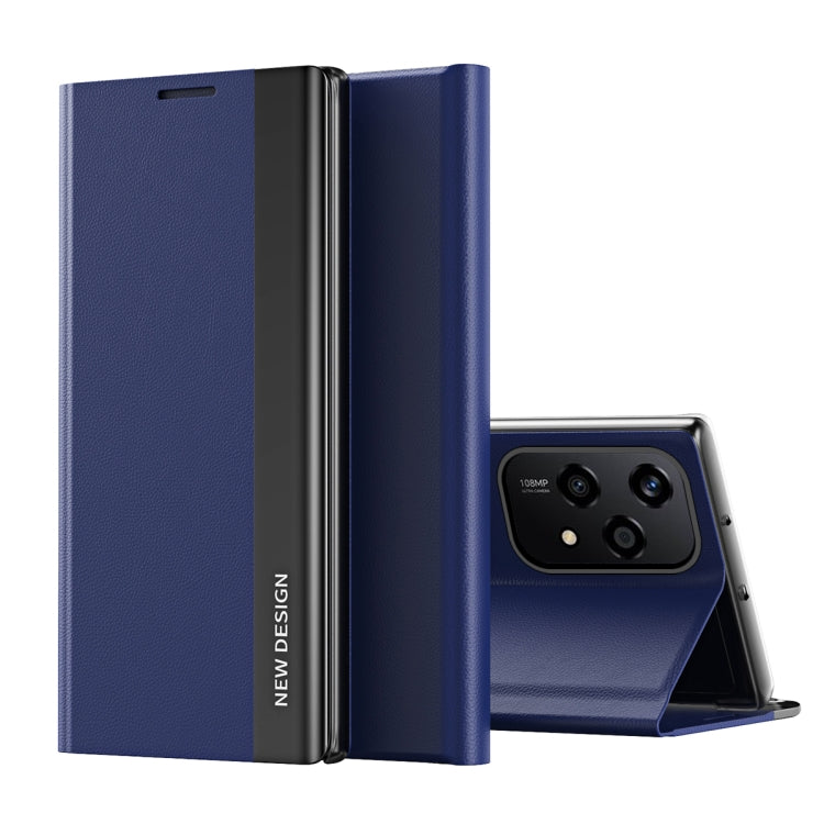 For Honor 200 Lite Global Side Electroplated Adsorption Leather Phone Case