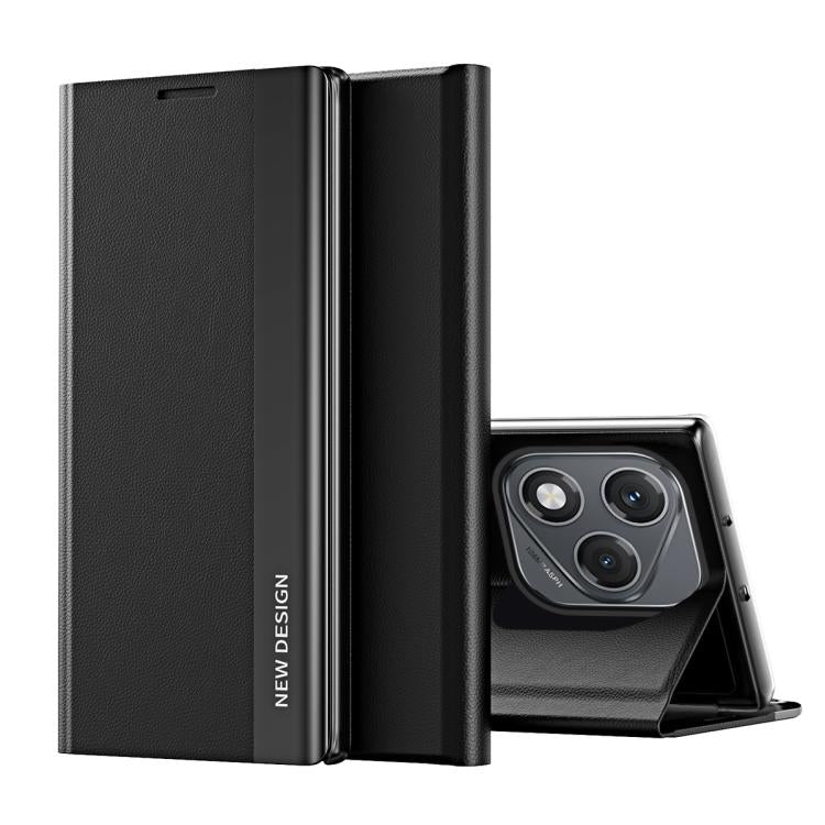 For Honor 400 Lite Global Side Electroplated Adsorption Leather Phone Case
