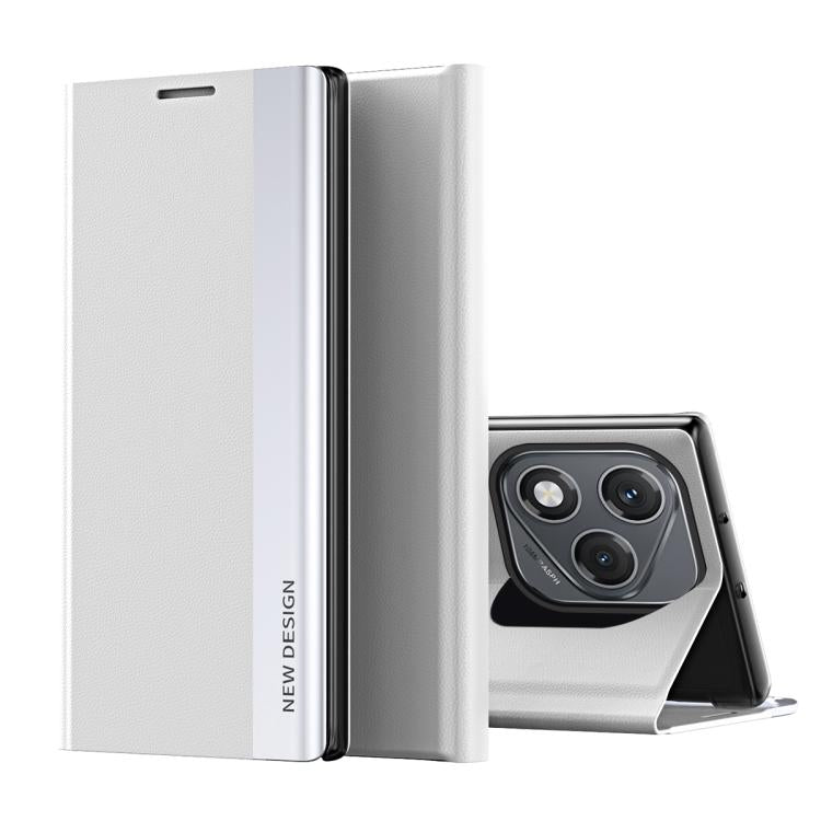 For Honor 400 Lite Global Side Electroplated Adsorption Leather Phone Case