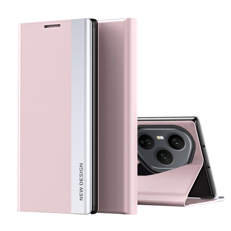 For Honor 400 Pro Global 160.8mm Side Electroplated Adsorption Leather Phone Case
