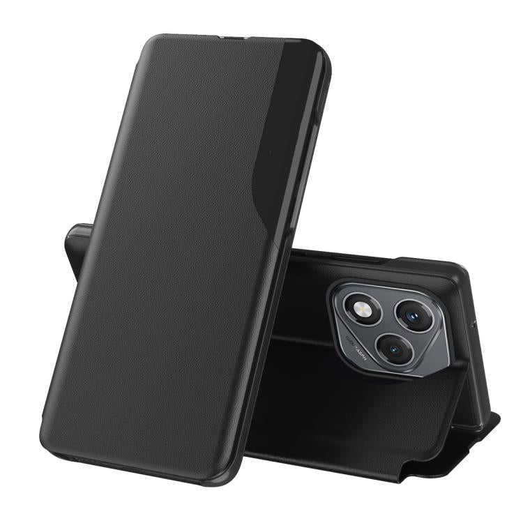 For Honor 400 Lite Global Attraction Flip Holder Leather Phone Case