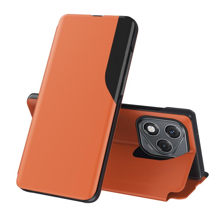 For Honor 400 Lite Global Attraction Flip Holder Leather Phone Case