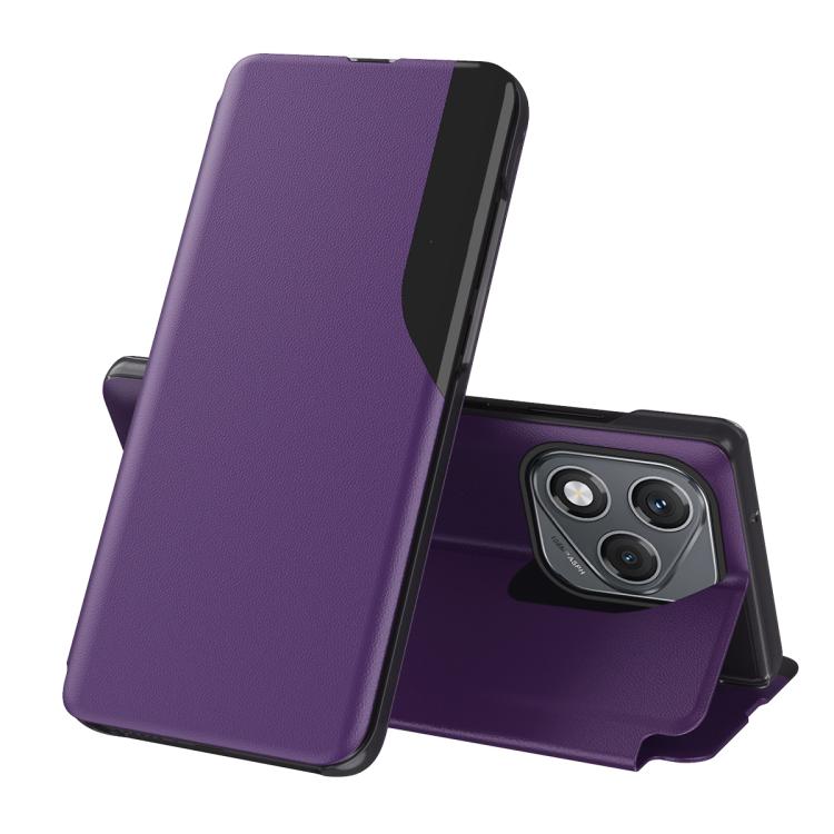 For Honor 400 Lite Global Attraction Flip Holder Leather Phone Case