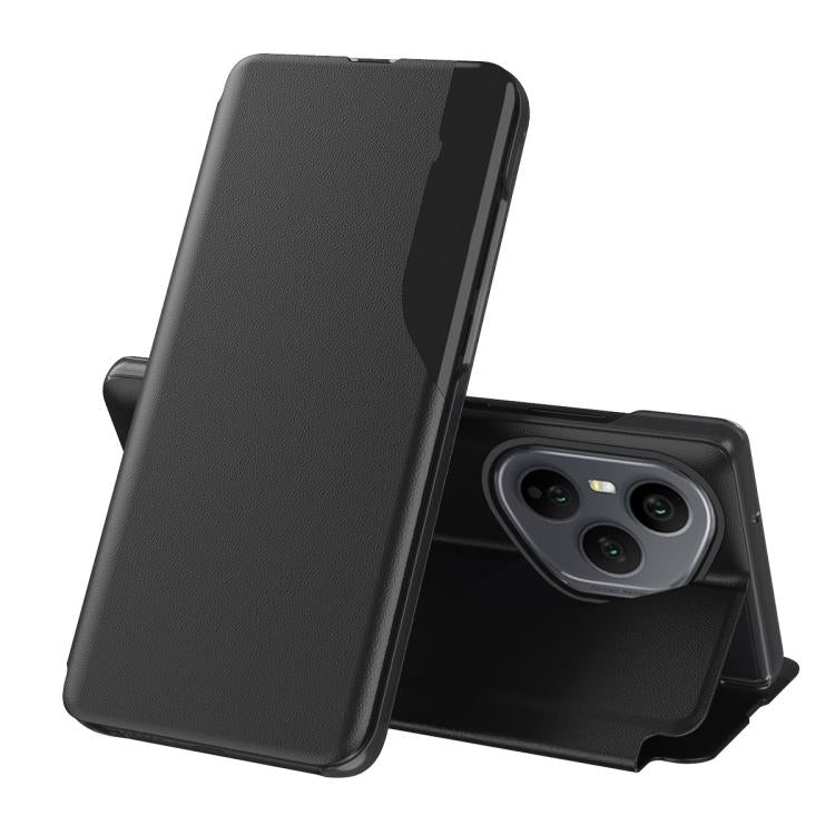 For Honor 400 Pro Global 160.8mm Attraction Flip Holder Leather Phone Case