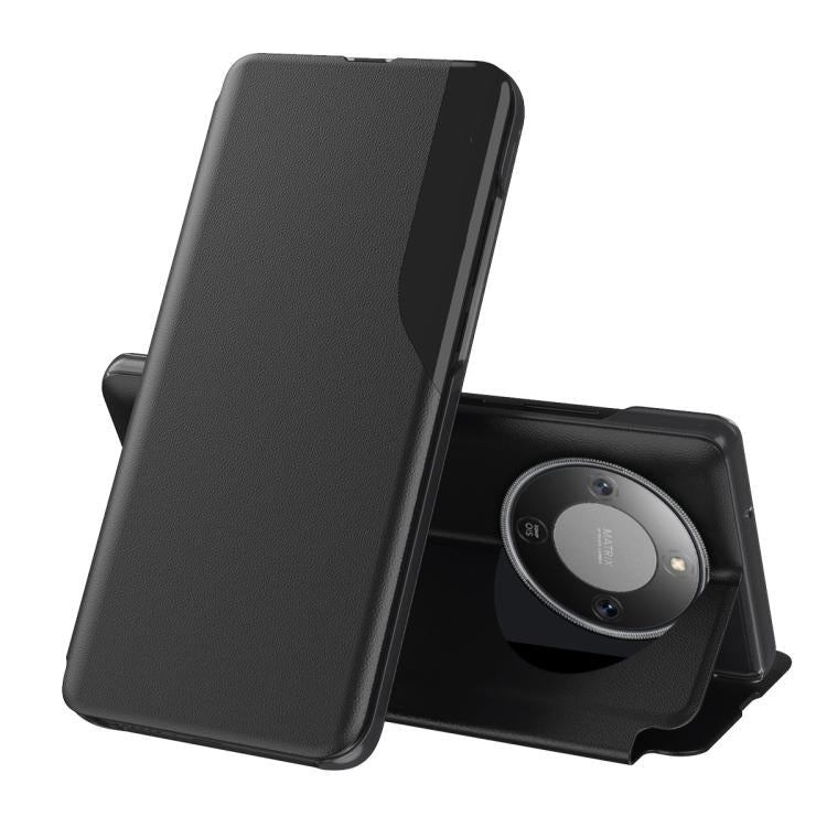For Honor X9d Attraction Flip Holder Leather Phone Case
