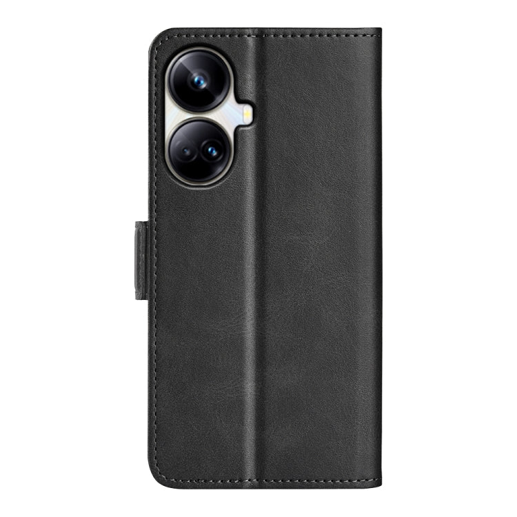 For Realme 10 Pro+ Dual-side Magnetic Buckle Horizontal Flip Leather Phone Case