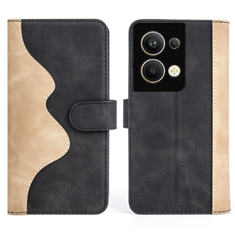 For OPPO Reno 9 Pro+ Stitching Horizontal Flip Leather Phone Case
