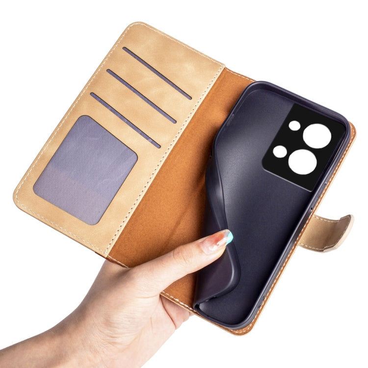 For OPPO Reno 9 Pro+ Stitching Horizontal Flip Leather Phone Case