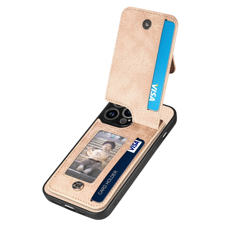 For iPhone 13 Pro Max Carbon Fiber Vertical Flip Zipper Phone Case