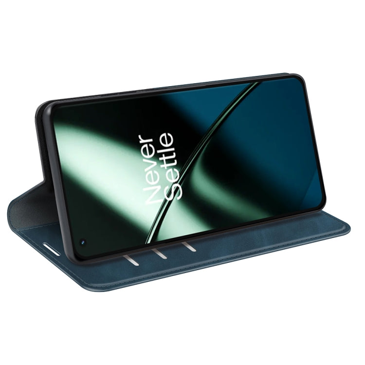 For OnePlus 11  Retro-skin Magnetic Suction Leather Phone Case