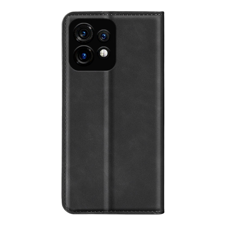 For Motorola Moto X40 Retro-skin  Magnetic Suction Leather Phone Case