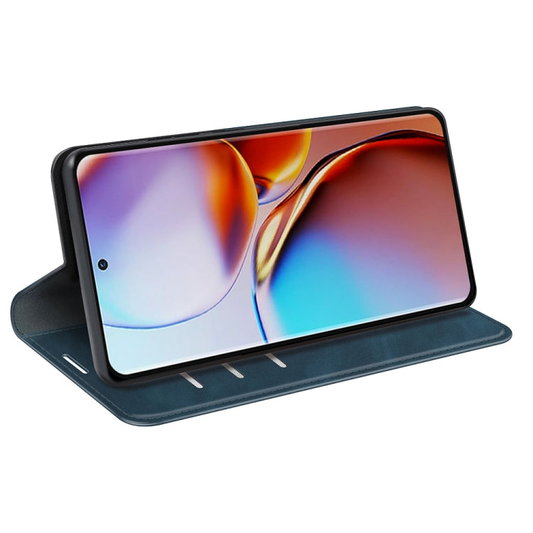 For Motorola Moto X40 Retro-skin  Magnetic Suction Leather Phone Case