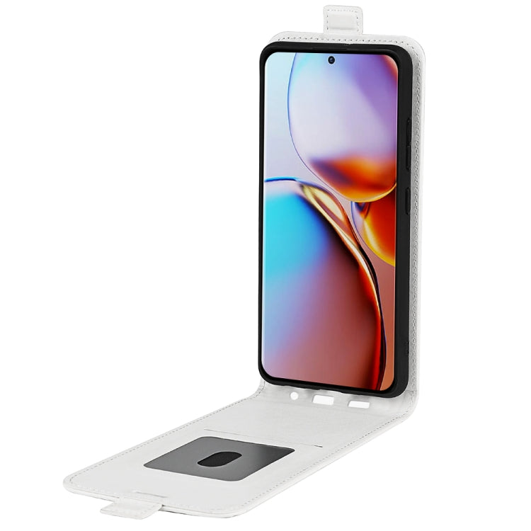 For Motorola Moto X40 R64 Texture Vertical Flip Leather Phone Case