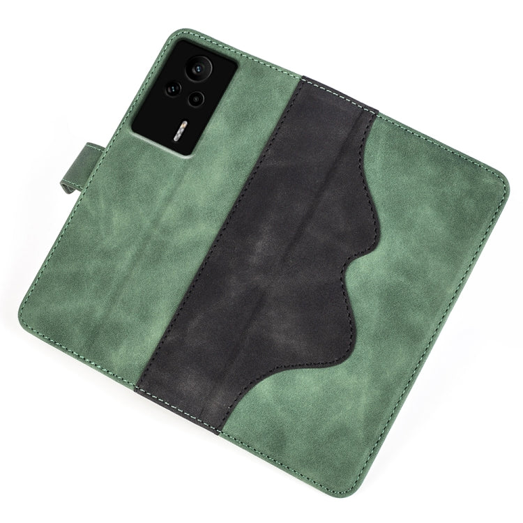 For Xiaomi Redmi K60E Stitching Horizontal Flip Leather Phone Case