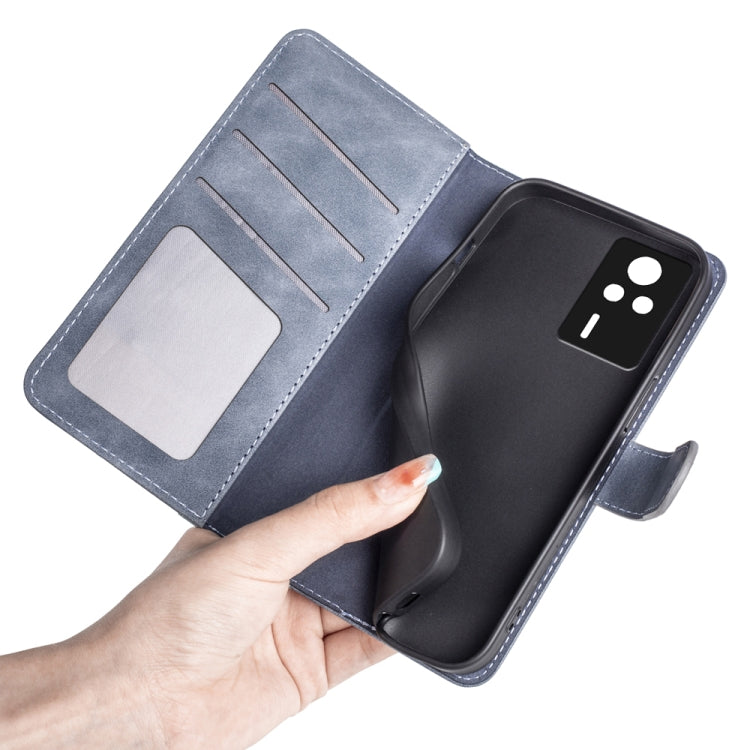 For Xiaomi Redmi K60E Stitching Horizontal Flip Leather Phone Case