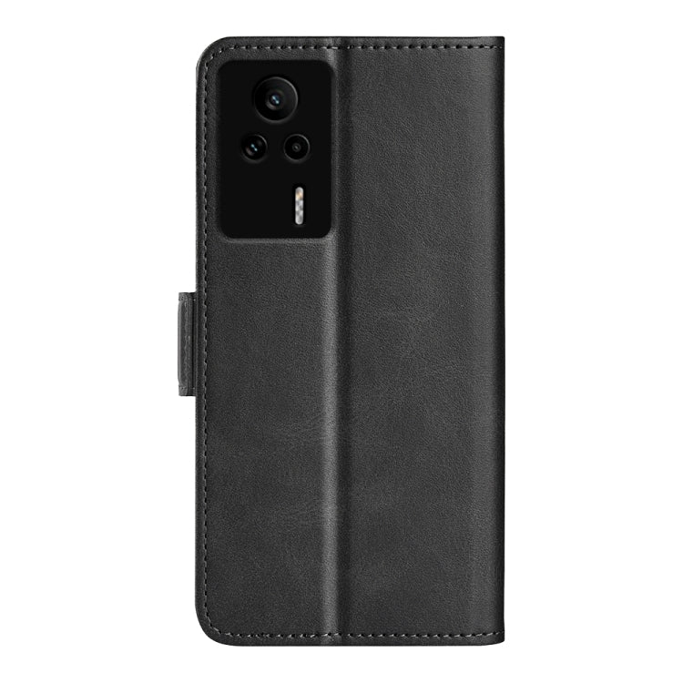For Xiaomi Redmi K60E Dual-side Magnetic Buckle Horizontal Flip Leather Phone Case