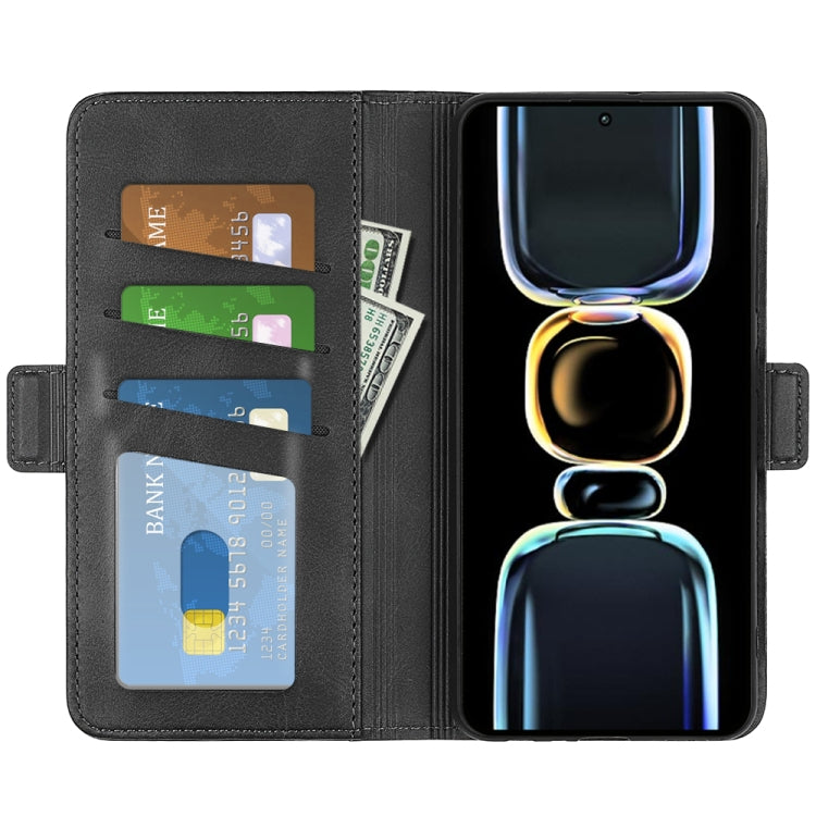 For Xiaomi Redmi K60E Dual-side Magnetic Buckle Horizontal Flip Leather Phone Case