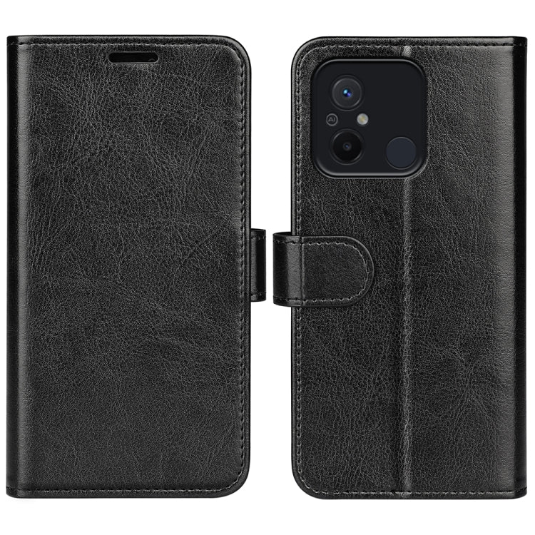 For Xiaomi Redmi 12C R64 Texture Horizontal Flip Leather Phone Case