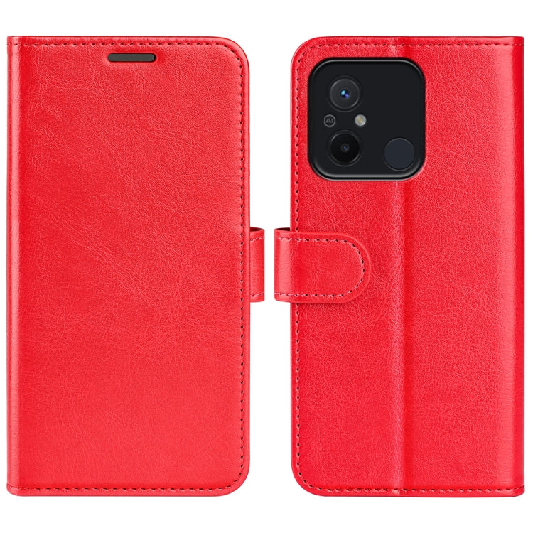 For Xiaomi Redmi 12C R64 Texture Horizontal Flip Leather Phone Case