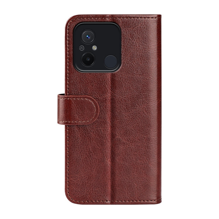 For Xiaomi Redmi 12C R64 Texture Horizontal Flip Leather Phone Case