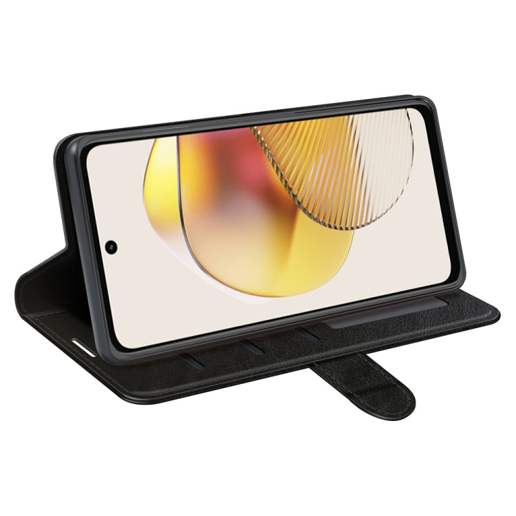 For Motorola Moto G73 R64 Texture Horizontal Flip Leather Phone Case