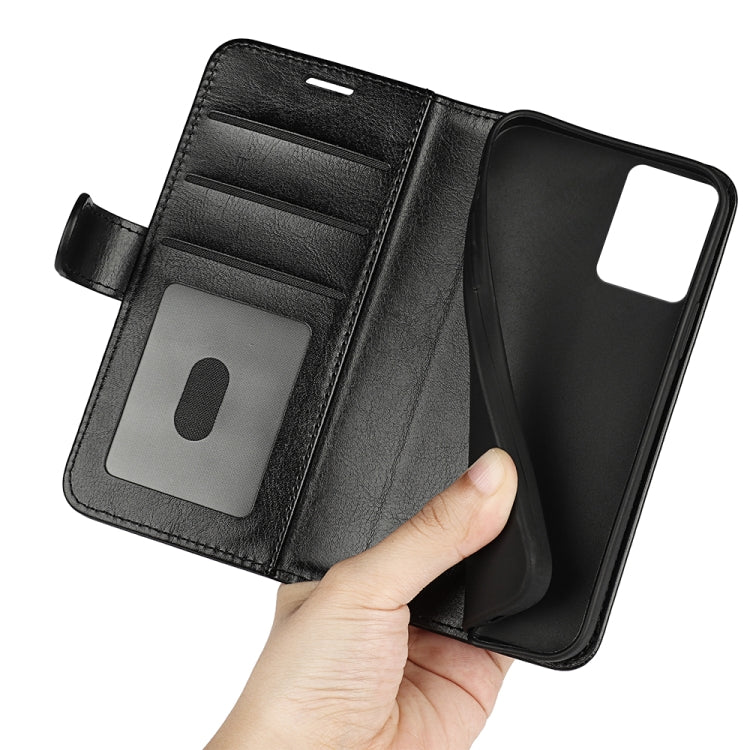 For Motorola Moto G73 R64 Texture Horizontal Flip Leather Phone Case