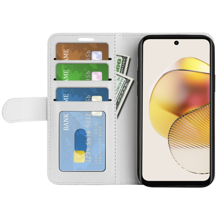 For Motorola Moto G73 R64 Texture Horizontal Flip Leather Phone Case