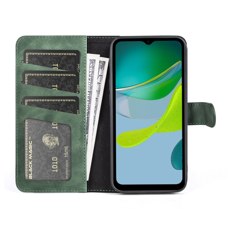 For Motorola Moto E13 Stitching Horizontal Flip Leather Phone Case