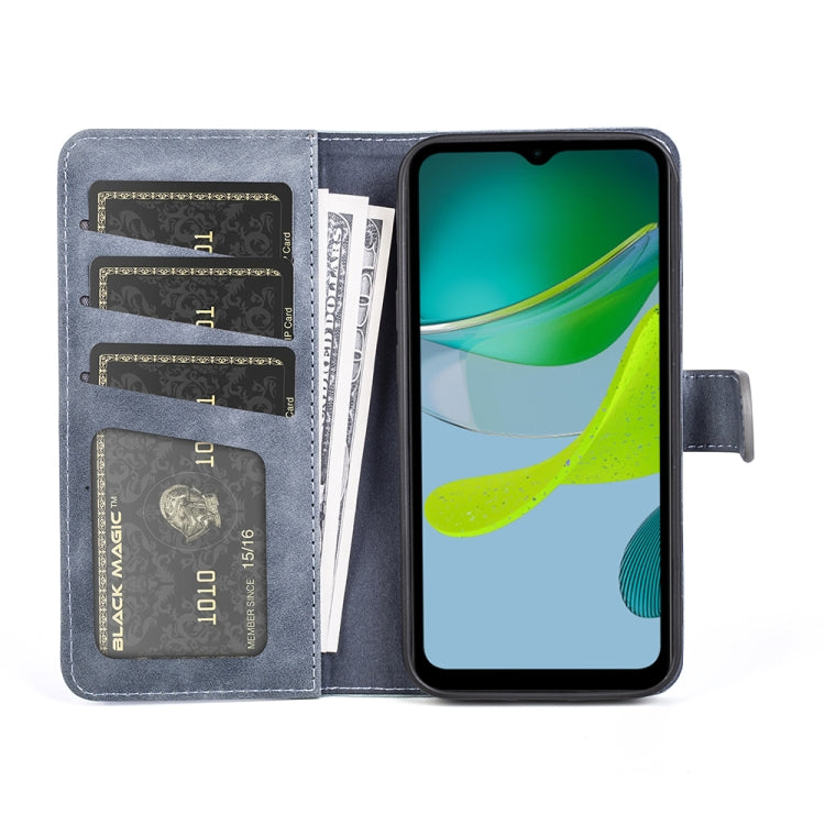 For Motorola Moto E13 Stitching Horizontal Flip Leather Phone Case